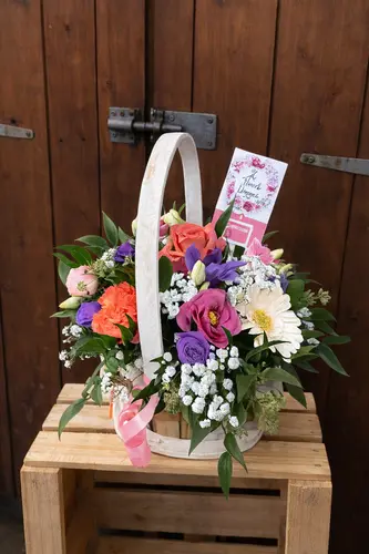 Summer Sorbet bouquet with vibrant summer flowers