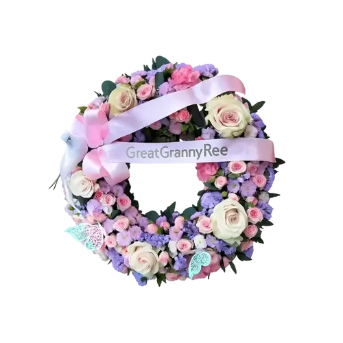 14inch Floral Wreath Bespoke